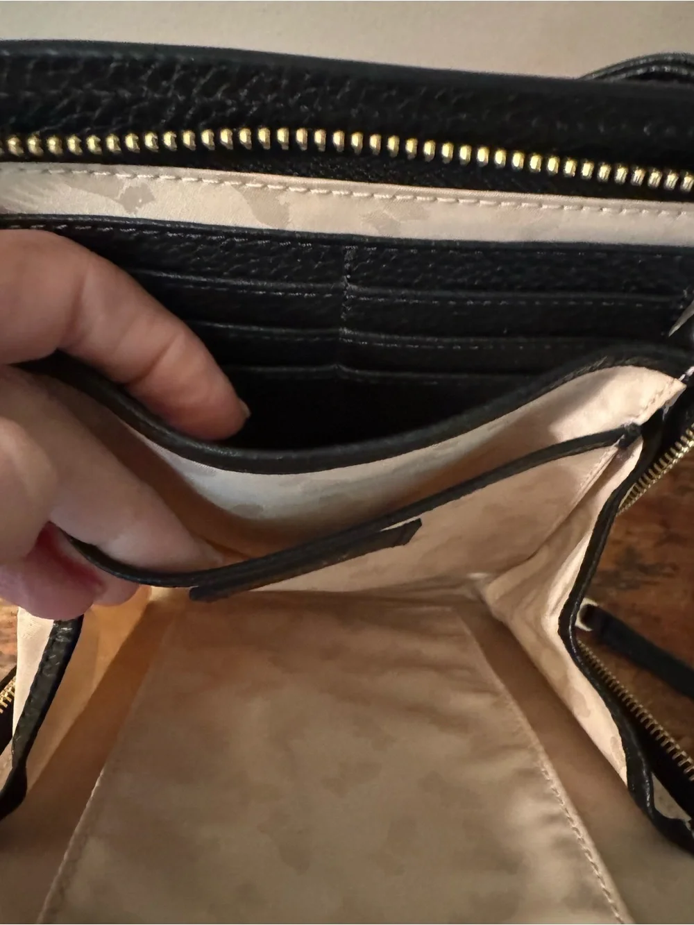 NWT/DUST BAG Radley London Summer Street Zip-Around Crossbody Bag in Black